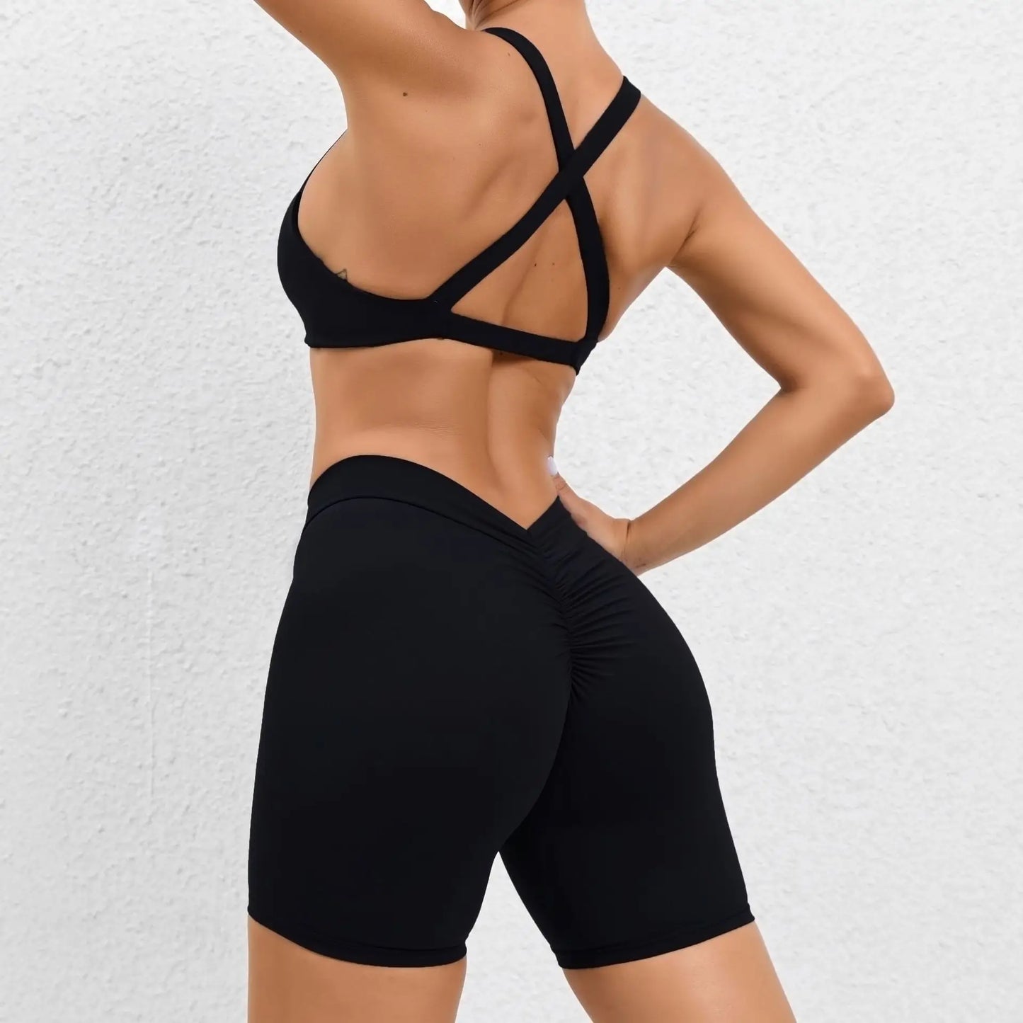 Irene Fitness Top and Short Set